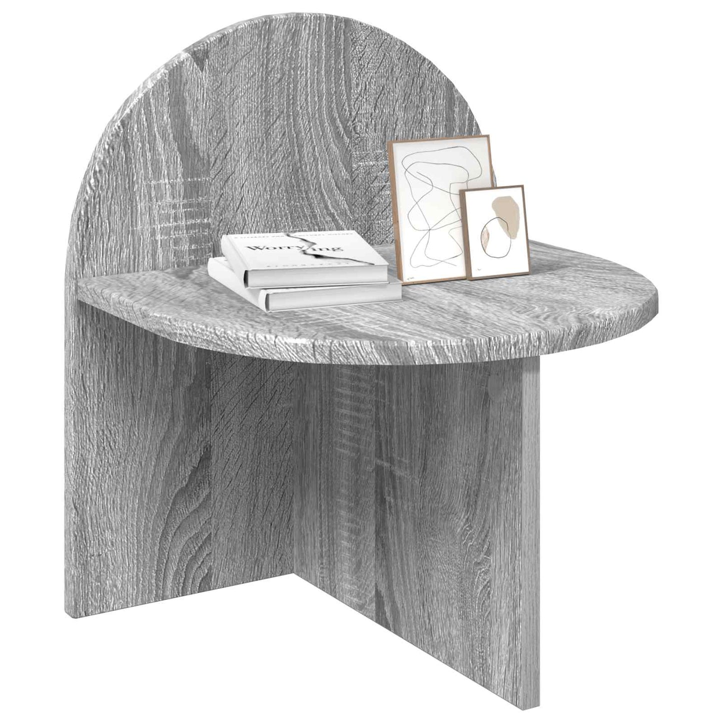 vidaXL Bedside Table Grey Sonoma 40 x 35.5 x 45.5 cm Engineered Wood