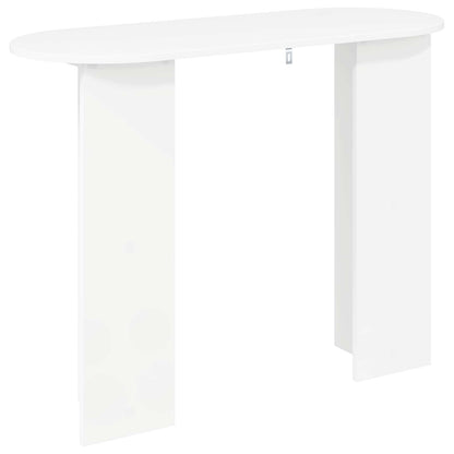 vidaXL Console Table White 100 x 39.5 x 75 cm Engineered Wood