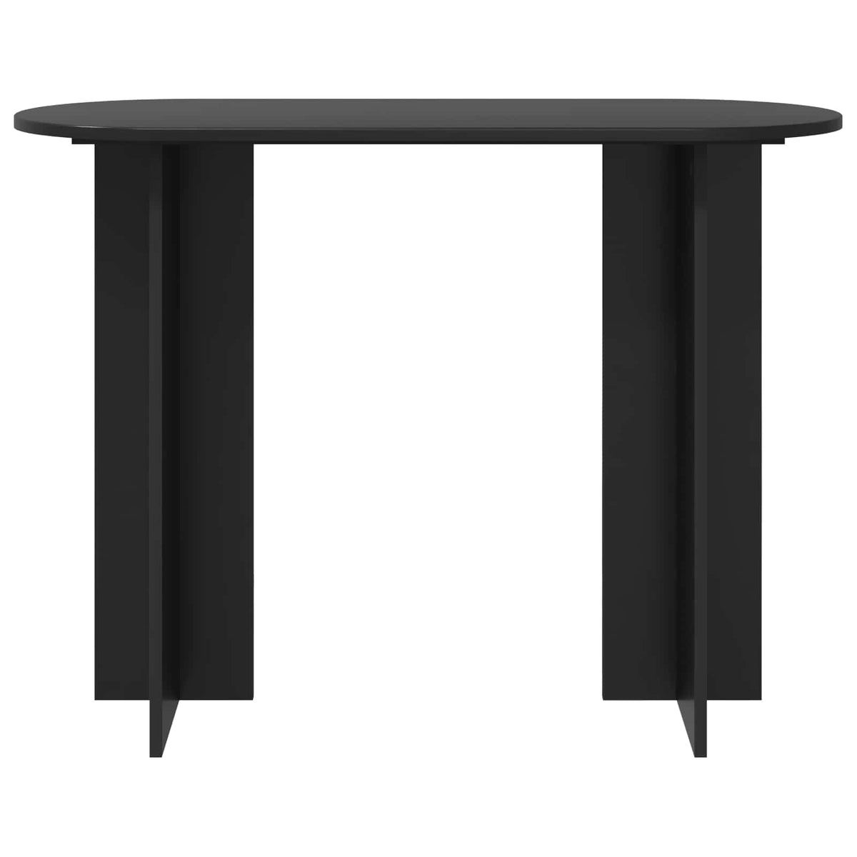 vidaXL Console Table Black 100 x 39.5 x 75 cm Engineered Wood