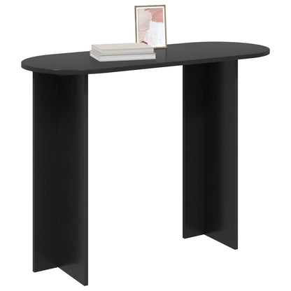 vidaXL Console Table Black Oak 100 x 39.5 x 75 cm Engineered Wood