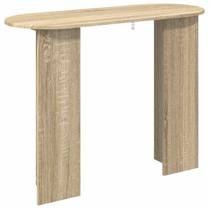 vidaXL Console Table Sonoma Oak 100 x 39.5 x 75 cm Engineered Wood