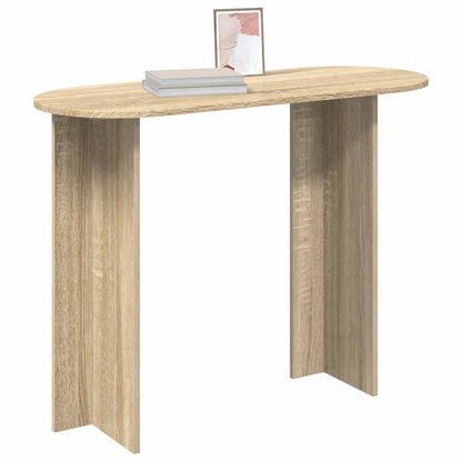 vidaXL Console Table Sonoma Oak 100 x 39.5 x 75 cm Engineered Wood