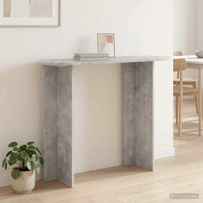 vidaXL Console Table Concrete Grey 100 x 39.5 x 75 cm Engineered Wood