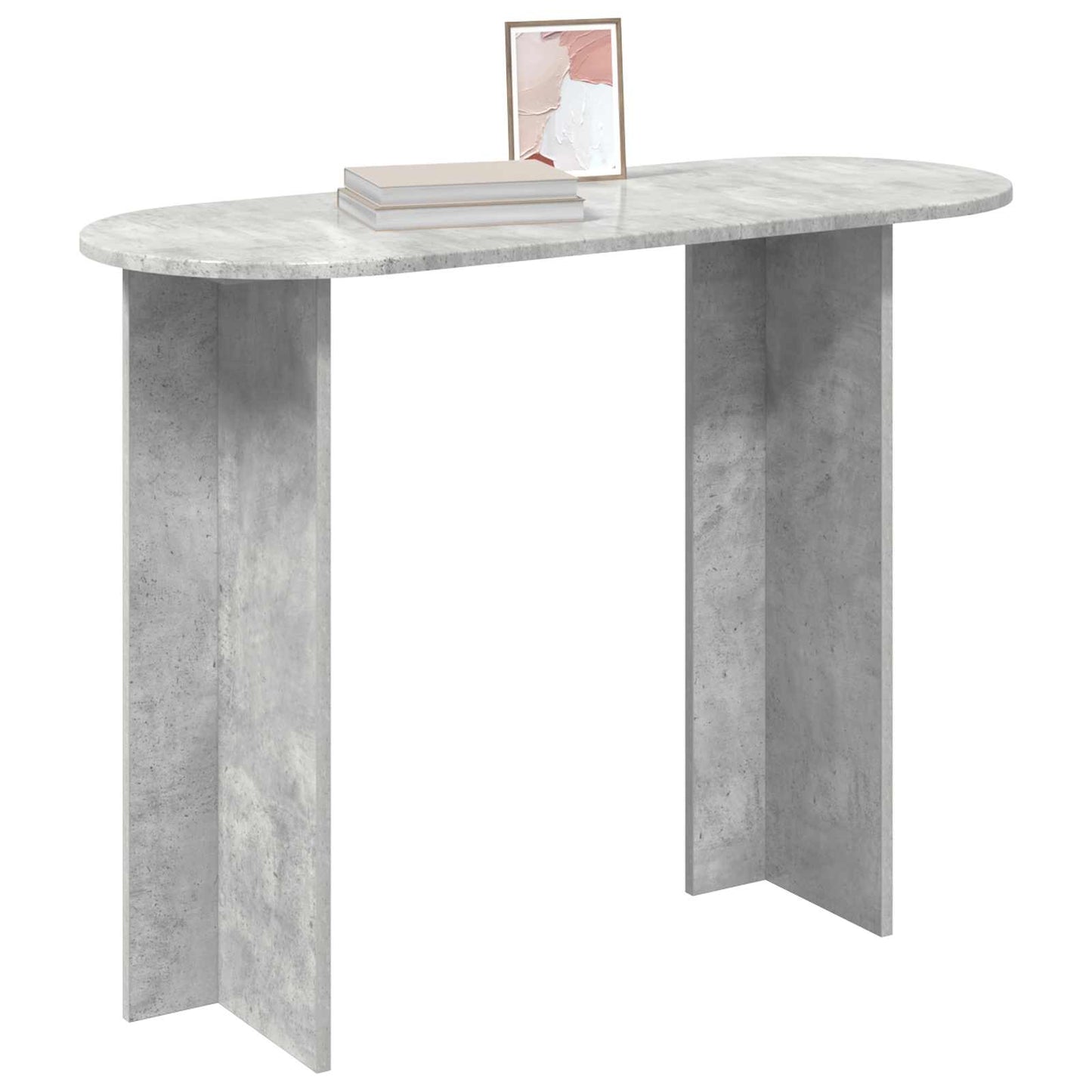 vidaXL Console Table Concrete Grey 100 x 39.5 x 75 cm Engineered Wood