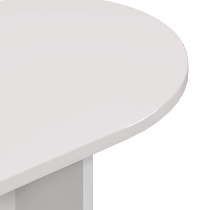 vidaXL Console Table High Gloss White 100 x 39.5 x 75 cm