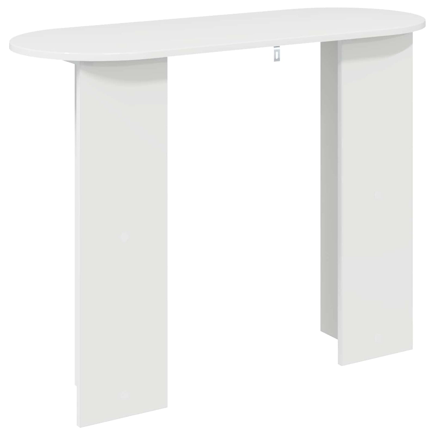 vidaXL Console Table with Storage High Gloss White 100 x 39.5 x 75 cm