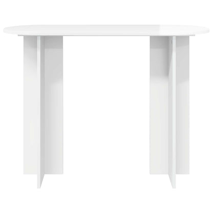 vidaXL Console Table with Storage High Gloss White 100 x 39.5 x 75 cm