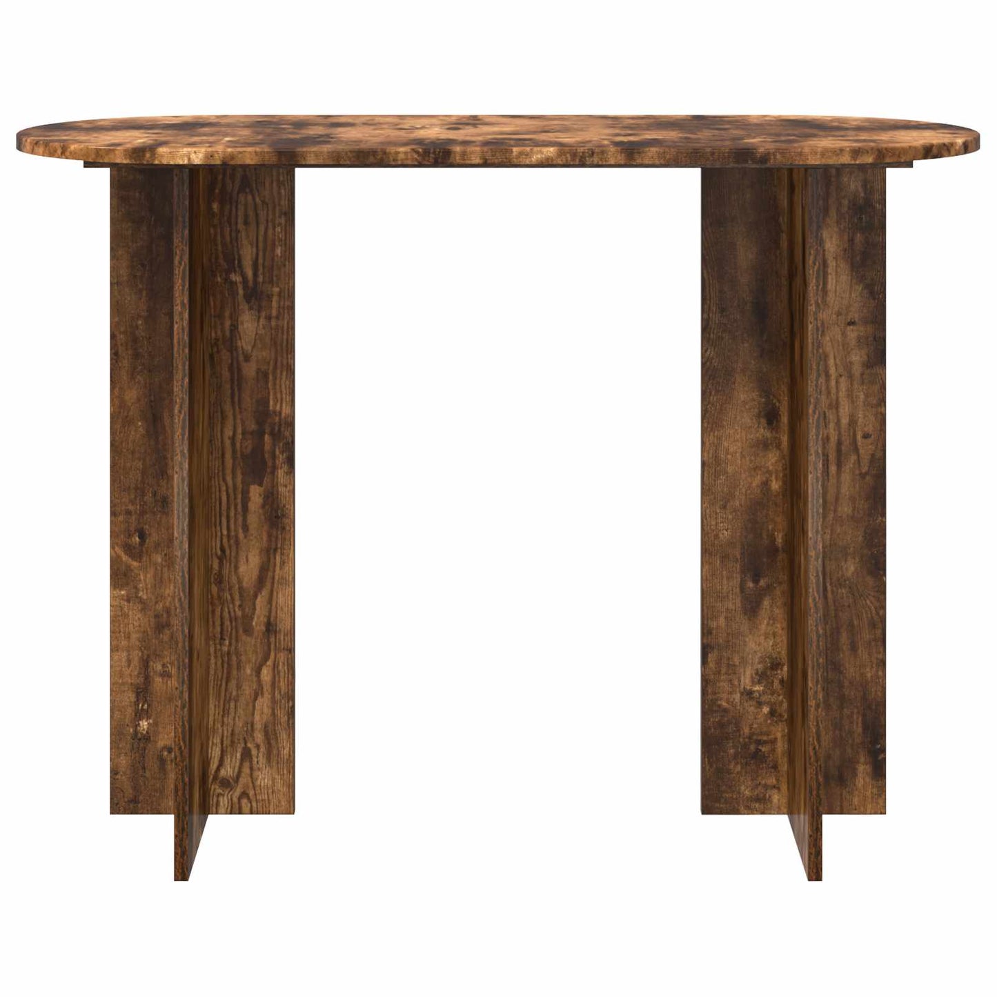 vidaXL Console Table Smoked Oak 100 x 39.5 x 75 cm Engineered Wood