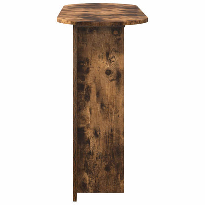vidaXL Console Table Smoked Oak 100 x 39.5 x 75 cm Engineered Wood