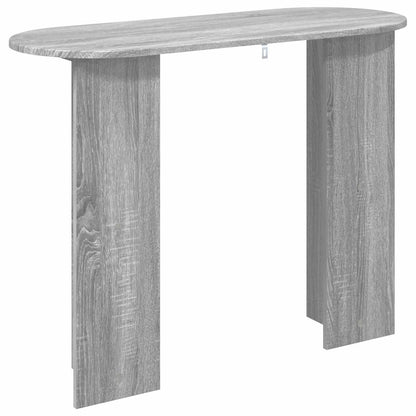vidaXL Console Table Grey Sonoma 100 x 39.5 x 75 cm Engineered Wood