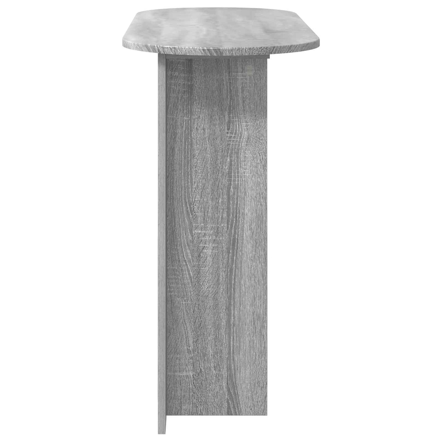 vidaXL Console Table Grey Sonoma 100 x 39.5 x 75 cm Engineered Wood