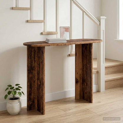 vidaXL Console Table Old Wood 100 x 39.5 x 75 cm Engineered Wood