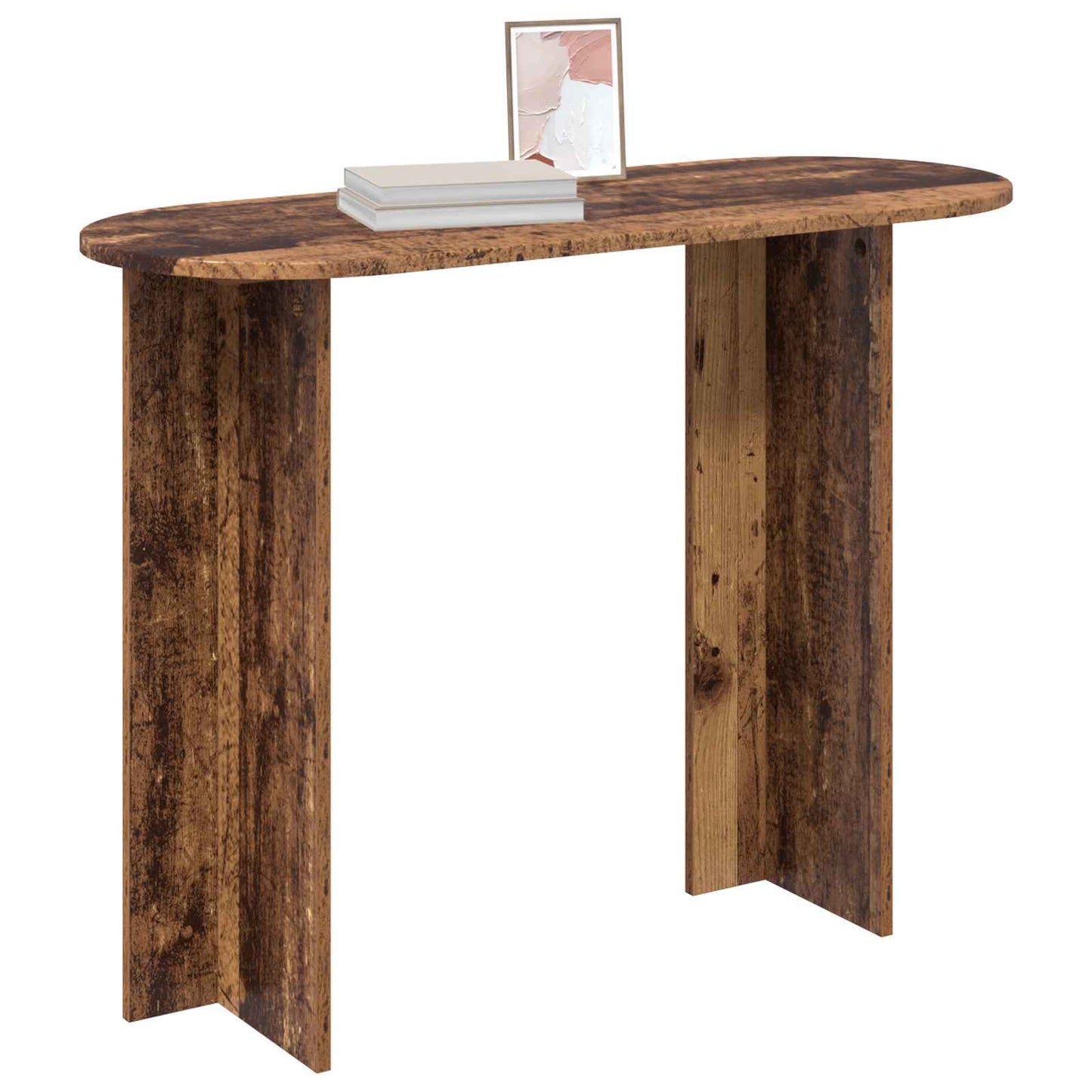 vidaXL Console Table Old Wood 100 x 39.5 x 75 cm Engineered Wood