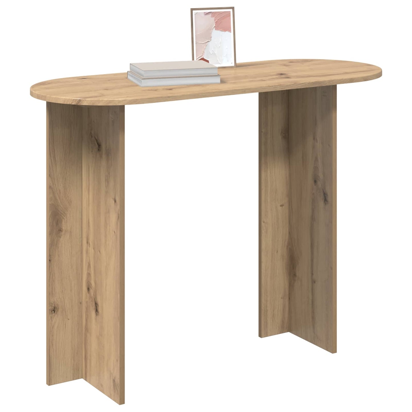 vidaXL Console Table Artisan Oak 100 x 39.5 x 75 cm Engineered Wood