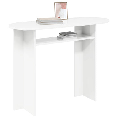 vidaXL Console Table White 100 x 39.5 x 75 cm Engineered Wood