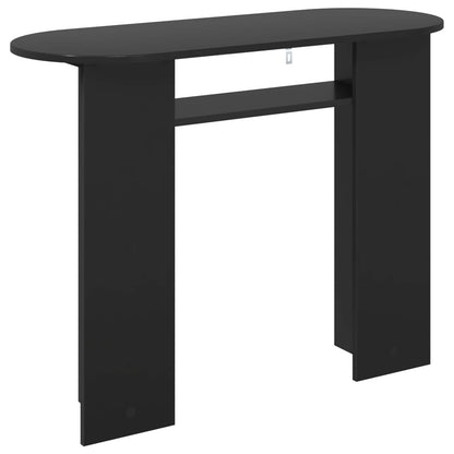 vidaXL Console Table Black Oak 100 x 39.5 x 75 cm Engineered Wood