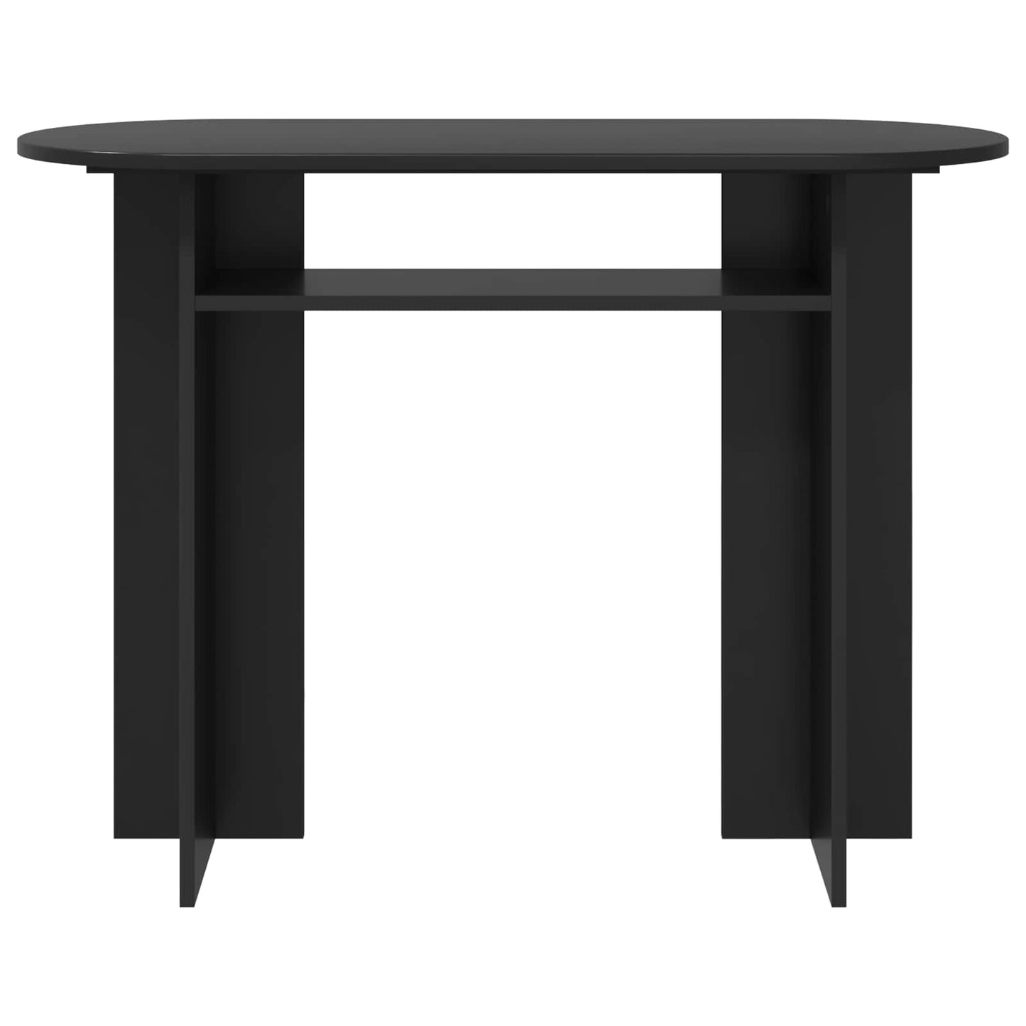 vidaXL Console Table Black Oak 100 x 39.5 x 75 cm Engineered Wood