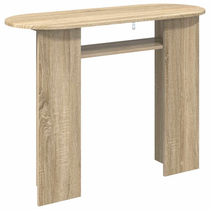 vidaXL Console Table Sonoma Oak 100 x 39.5 x 75 cm Engineered Wood