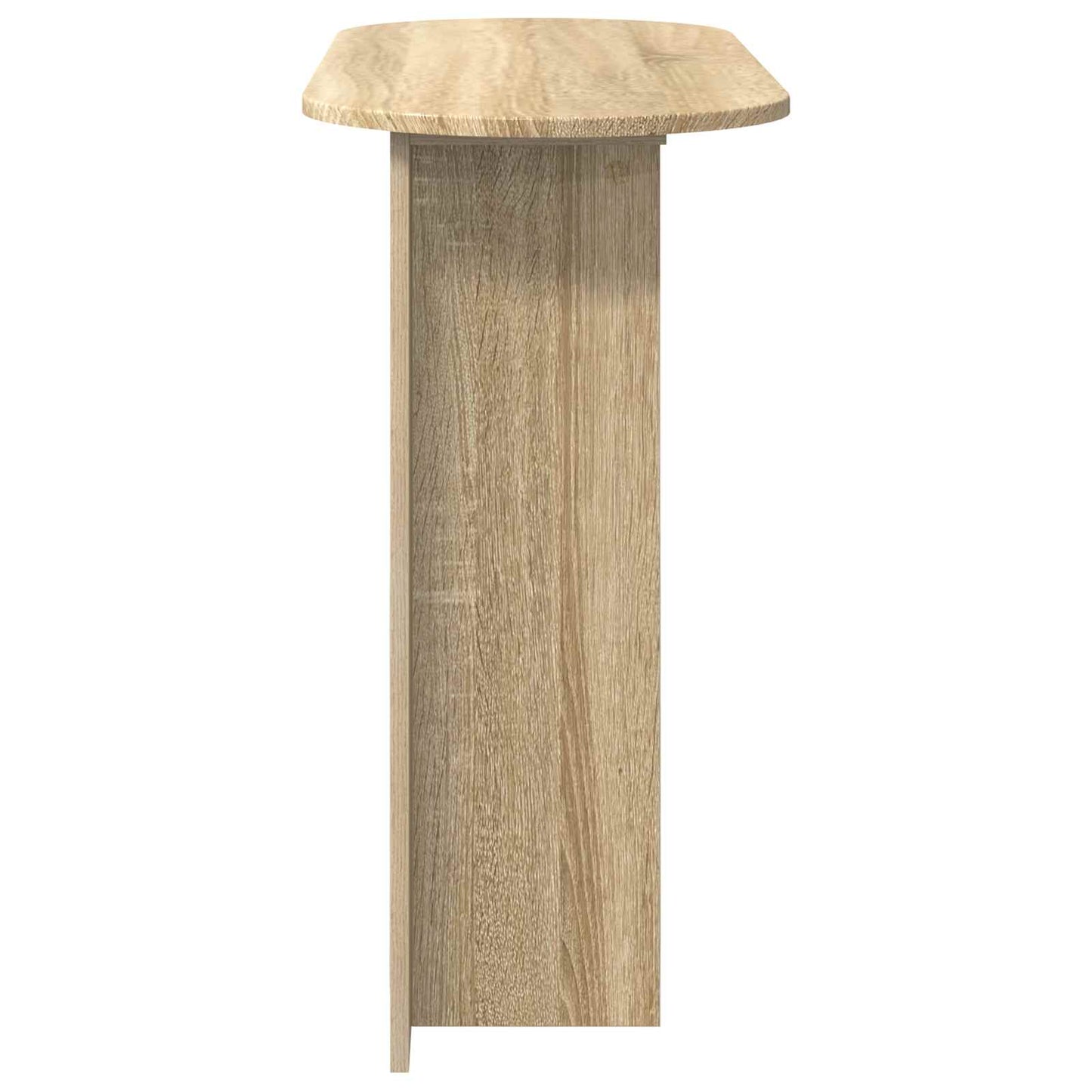 vidaXL Console Table Sonoma Oak 100 x 39.5 x 75 cm Engineered Wood