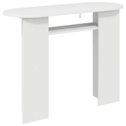 vidaXL Console Table High Gloss White 100 x 39.5 x 75 cm
