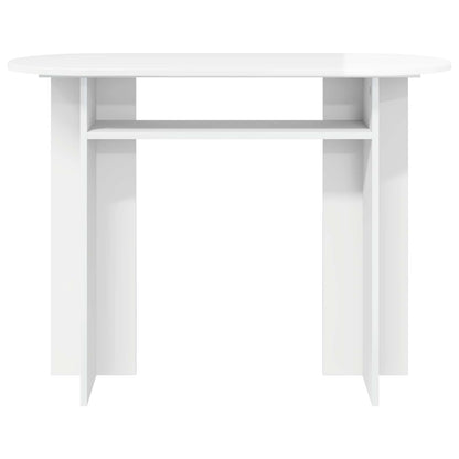 vidaXL Console Table High Gloss White 100 x 39.5 x 75 cm