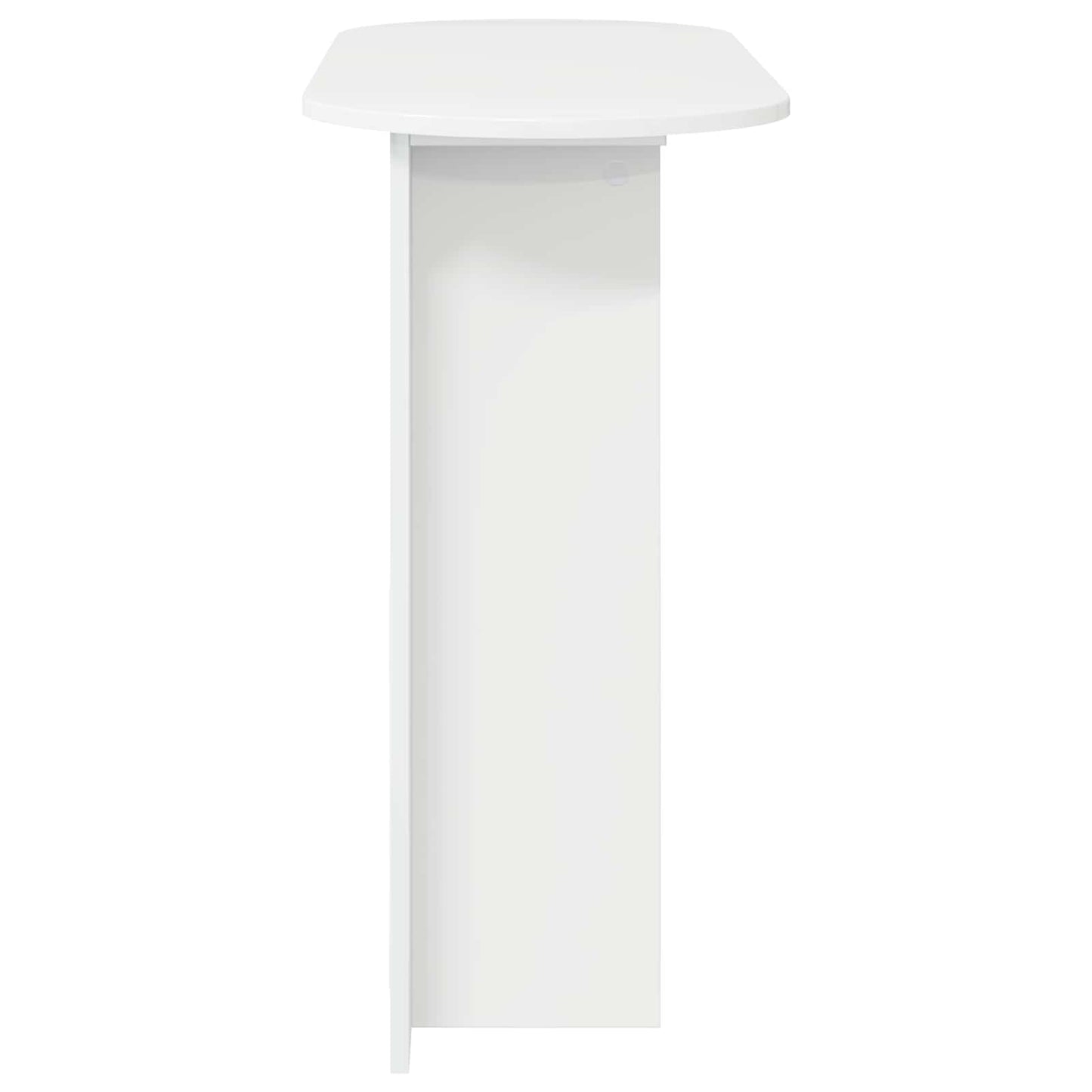 vidaXL Console Table High Gloss White 100 x 39.5 x 75 cm