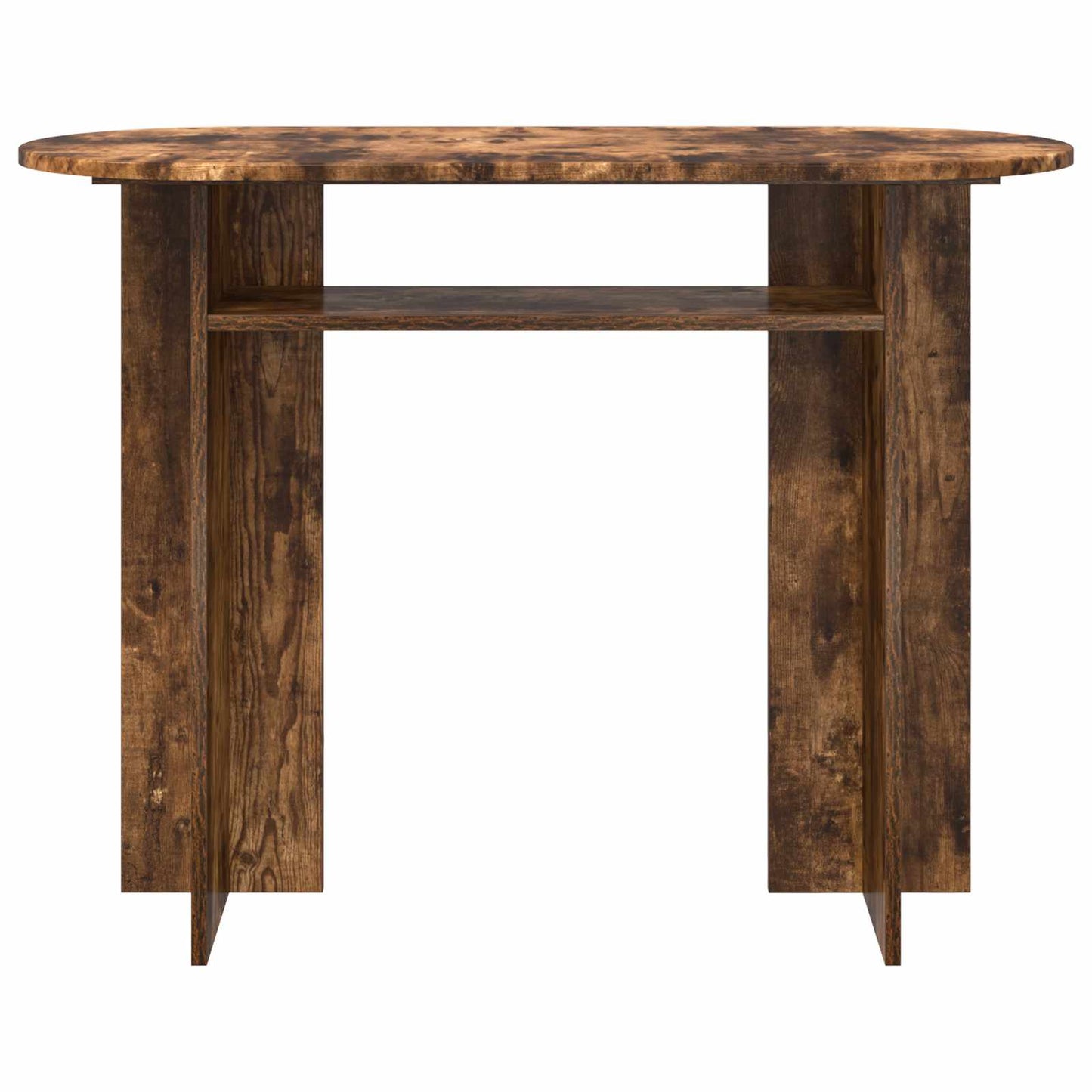 vidaXL Console Table Smoked Oak 100 x 39.5 x 75 cm Engineered Wood