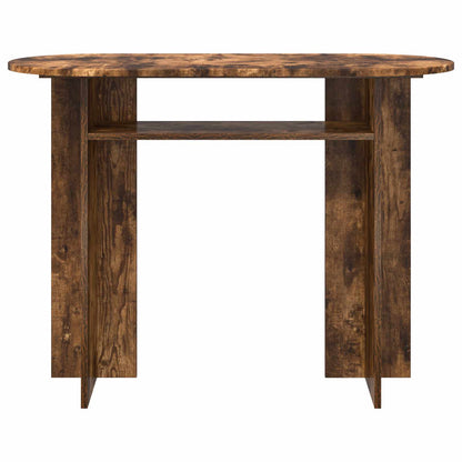 vidaXL Console Table Smoked Oak 100 x 39.5 x 75 cm Engineered Wood