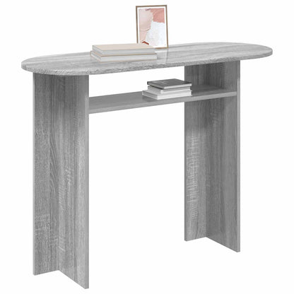 vidaXL Console Table Grey Sonoma 100 x 39.5 x 75 cm Engineered Wood
