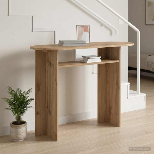 vidaXL Console Table Artisan Oak 100 x 39.5 x 75 cm Engineered Wood