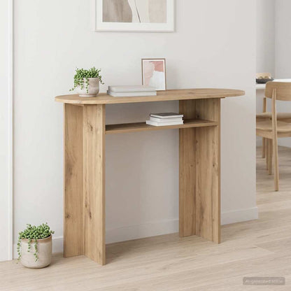 vidaXL Console Table Artisan Oak 100 x 39.5 x 75 cm Engineered Wood