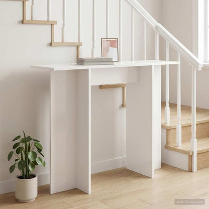 vidaXL Console Table White 100 x 30 x 75 cm Engineered Wood
