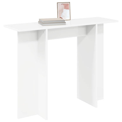 vidaXL Console Table White 100 x 30 x 75 cm Engineered Wood