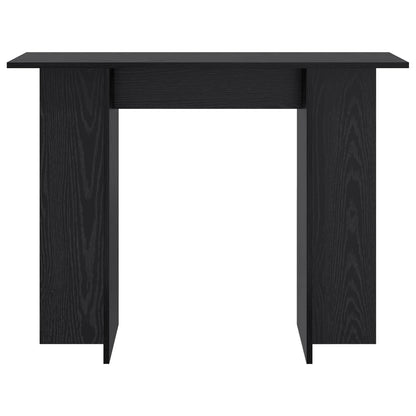vidaXL Console Table Black Oak 100 x 30 x 75 cm Engineered Wood
