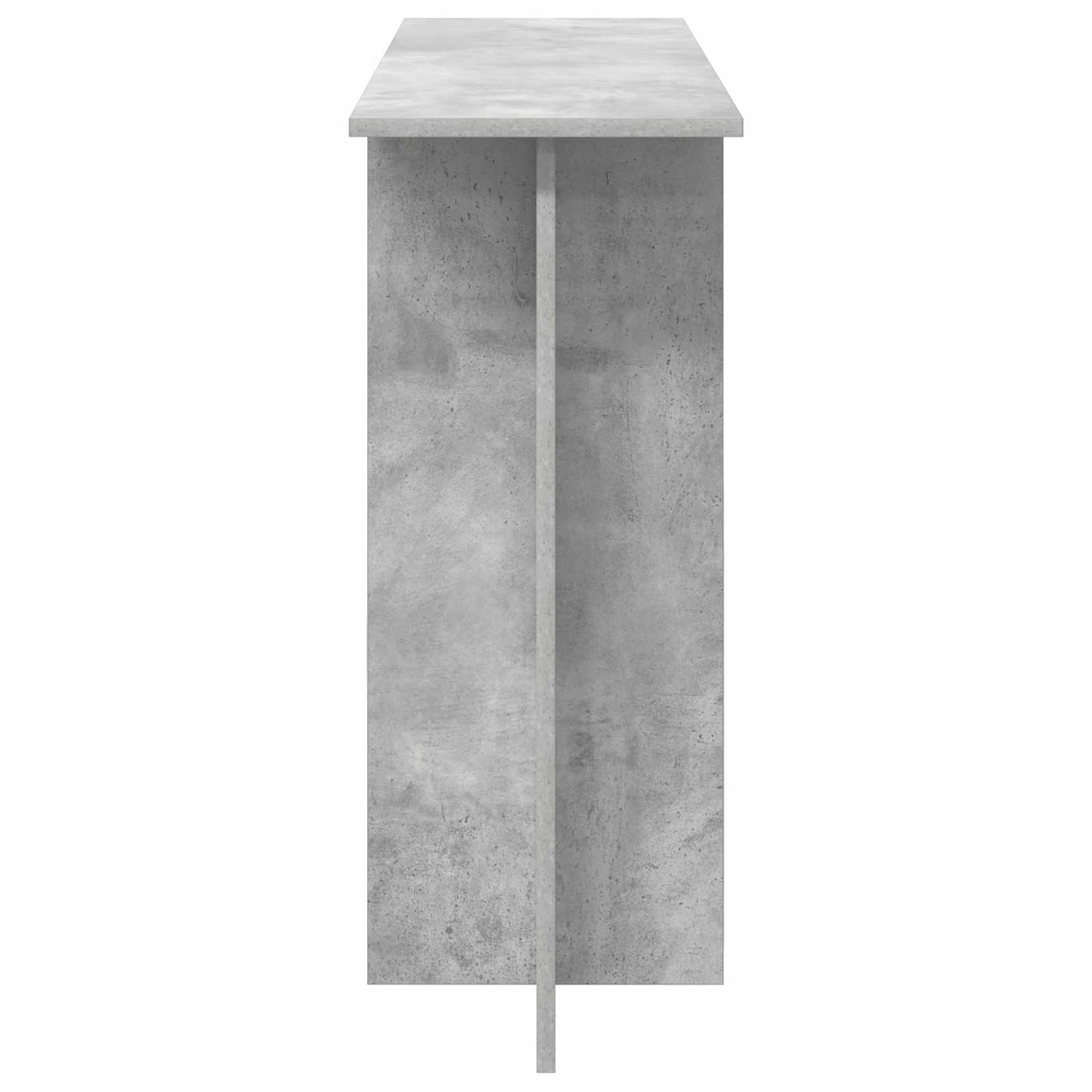 vidaXL Console Table Concrete Grey 100 x 30 x 75 cm Engineered Wood