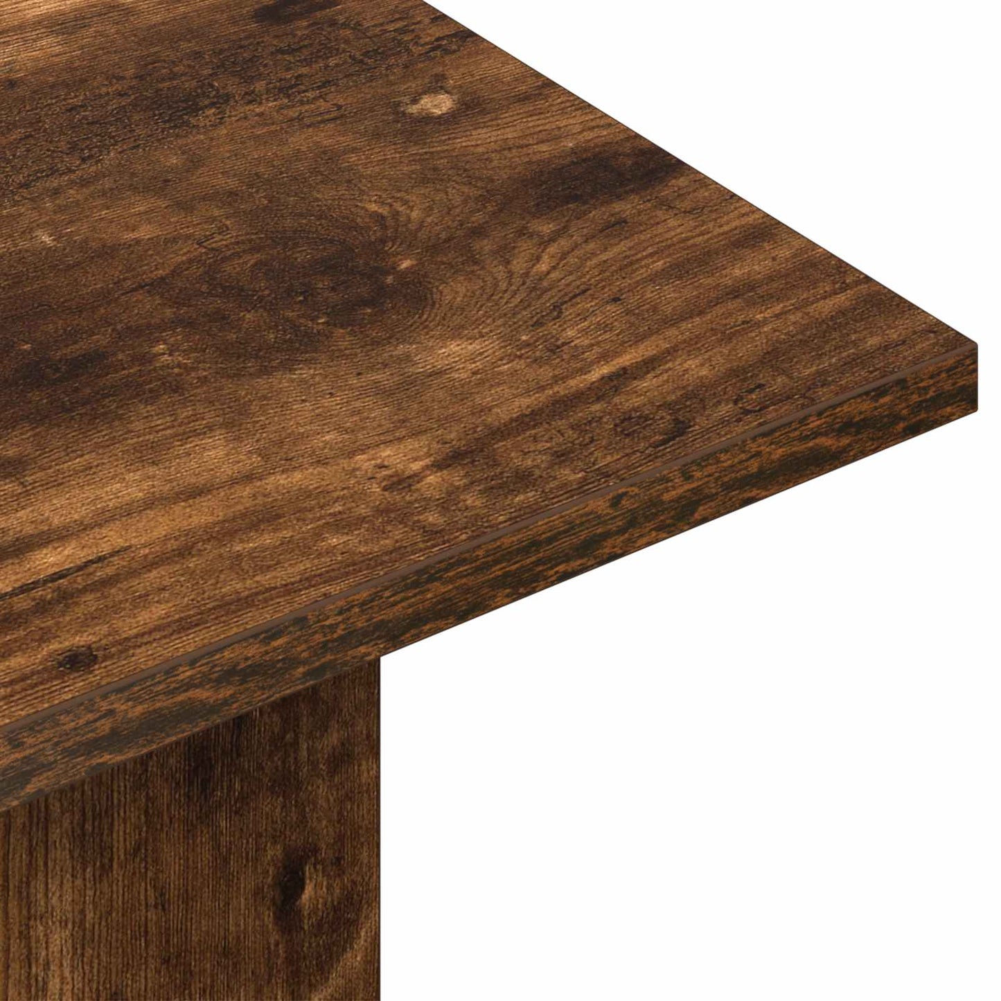 vidaXL Console Table Smoked Oak 100 x 30 x 75 cm Engineered Wood