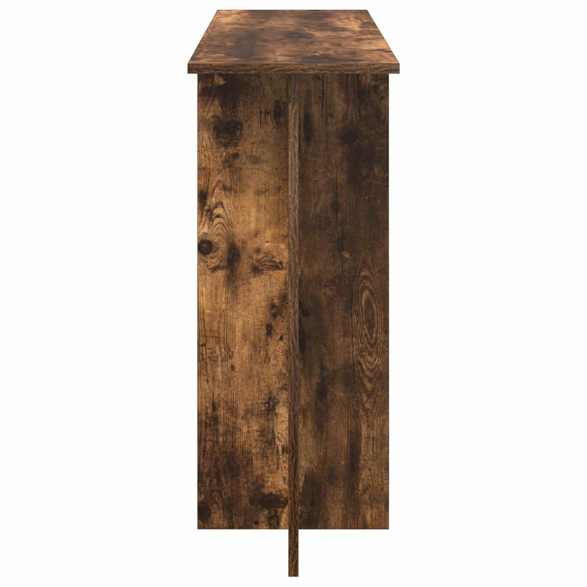 vidaXL Console Table Smoked Oak 100 x 30 x 75 cm Engineered Wood
