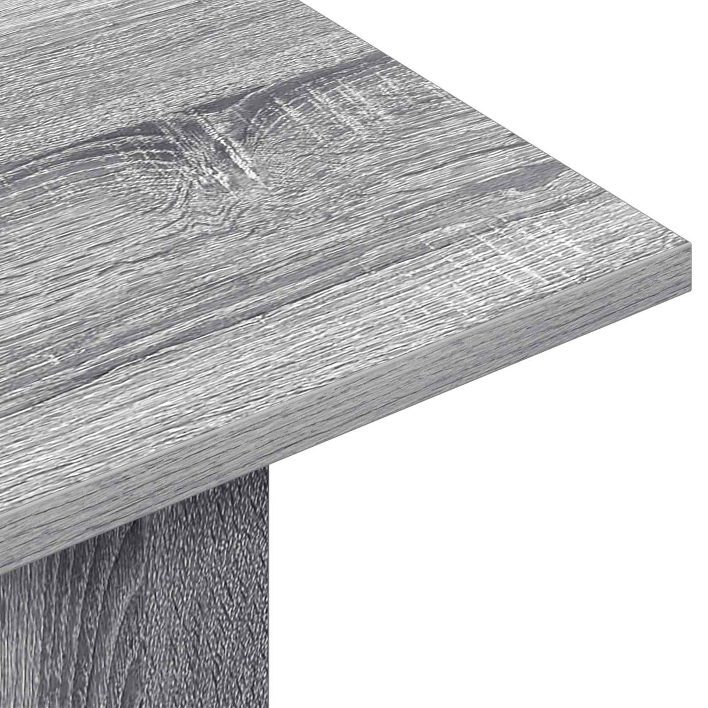 vidaXL Console Table Grey Sonoma 100 x 30 x 75 cm Engineered Wood
