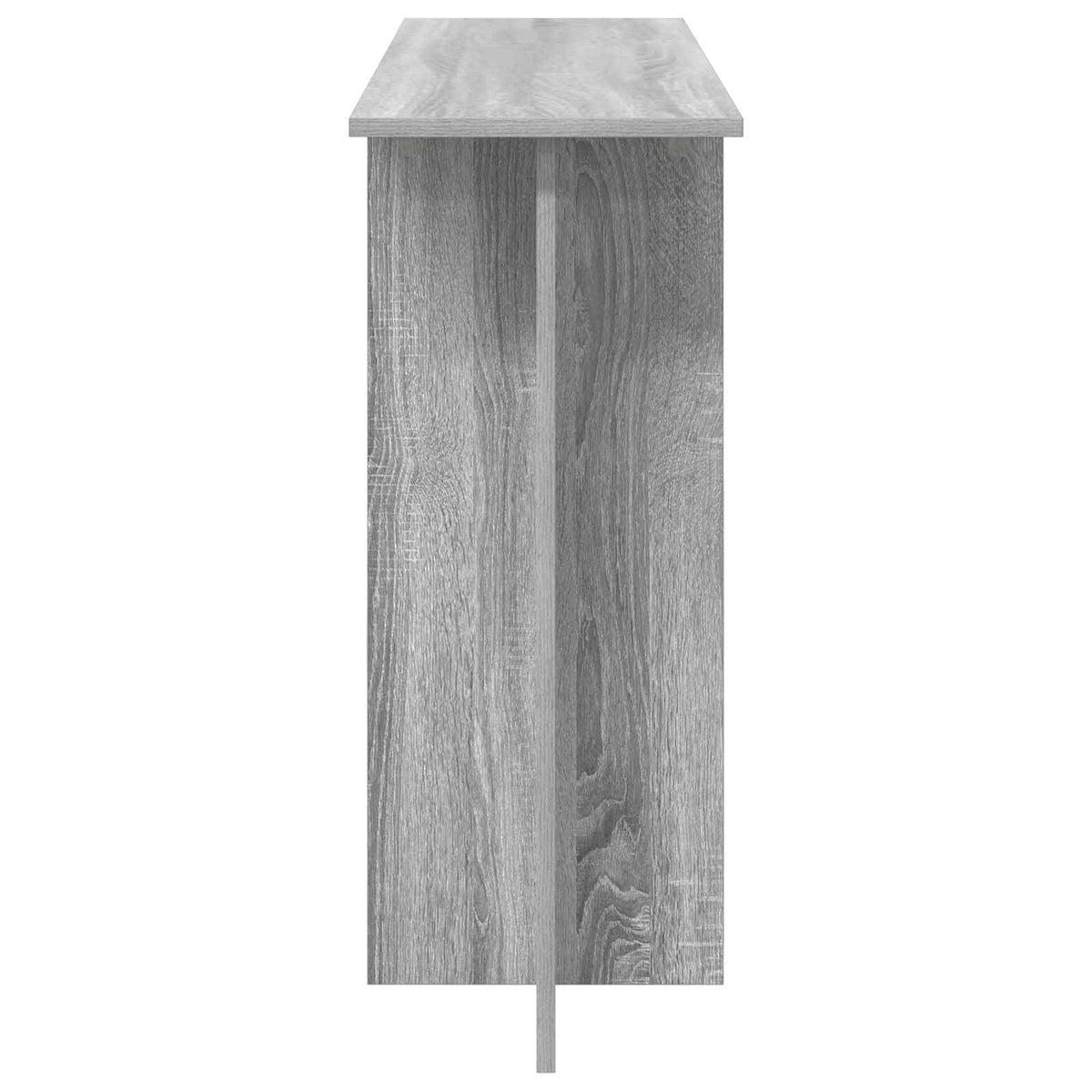 vidaXL Console Table Grey Sonoma 100 x 30 x 75 cm Engineered Wood