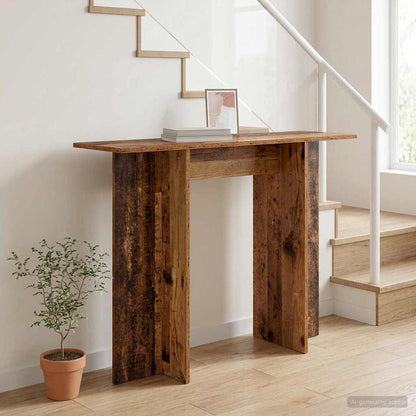 vidaXL Console Table Old Wood 100 x 30 x 75 cm Engineered Wood