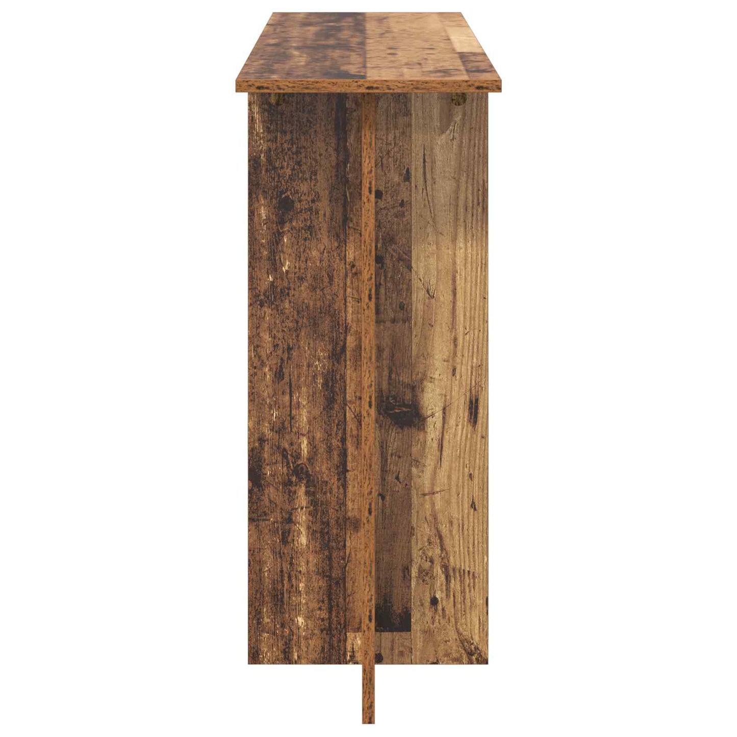 vidaXL Console Table Old Wood 100 x 30 x 75 cm Engineered Wood