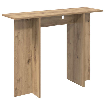 vidaXL Console Table Artisan Oak 100 x 30 x 75 cm Engineered Wood