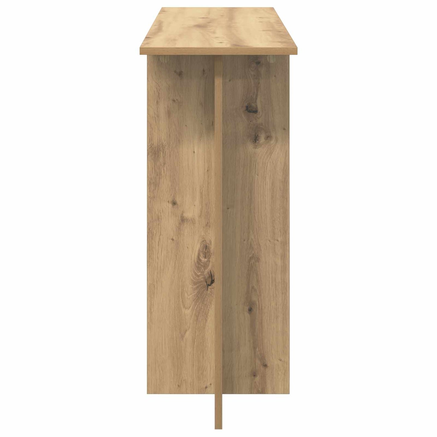 vidaXL Console Table Artisan Oak 100 x 30 x 75 cm Engineered Wood
