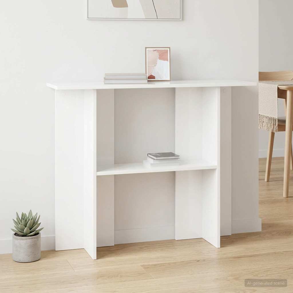 vidaXL Console Table White 100 x 30 x 75 cm Engineered Wood