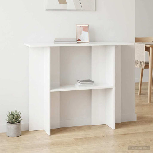 vidaXL Console Table White 100 x 30 x 75 cm Engineered Wood