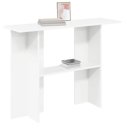 vidaXL Console Table White 100 x 30 x 75 cm Engineered Wood