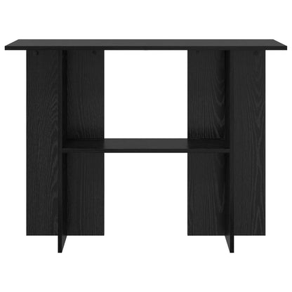 vidaXL Console Table Black Oak 100 x 30 x 75 cm Engineered Wood