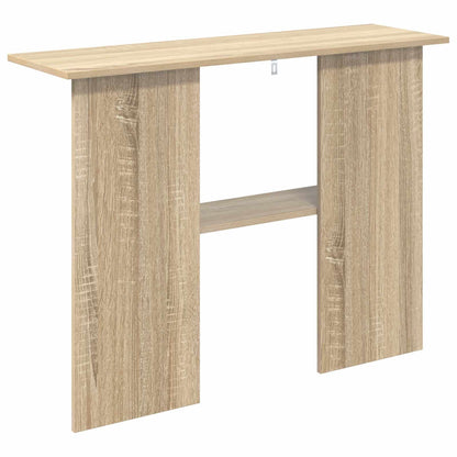 vidaXL Console Table Sonoma Oak 100 x 30 x 75 cm Engineered Wood