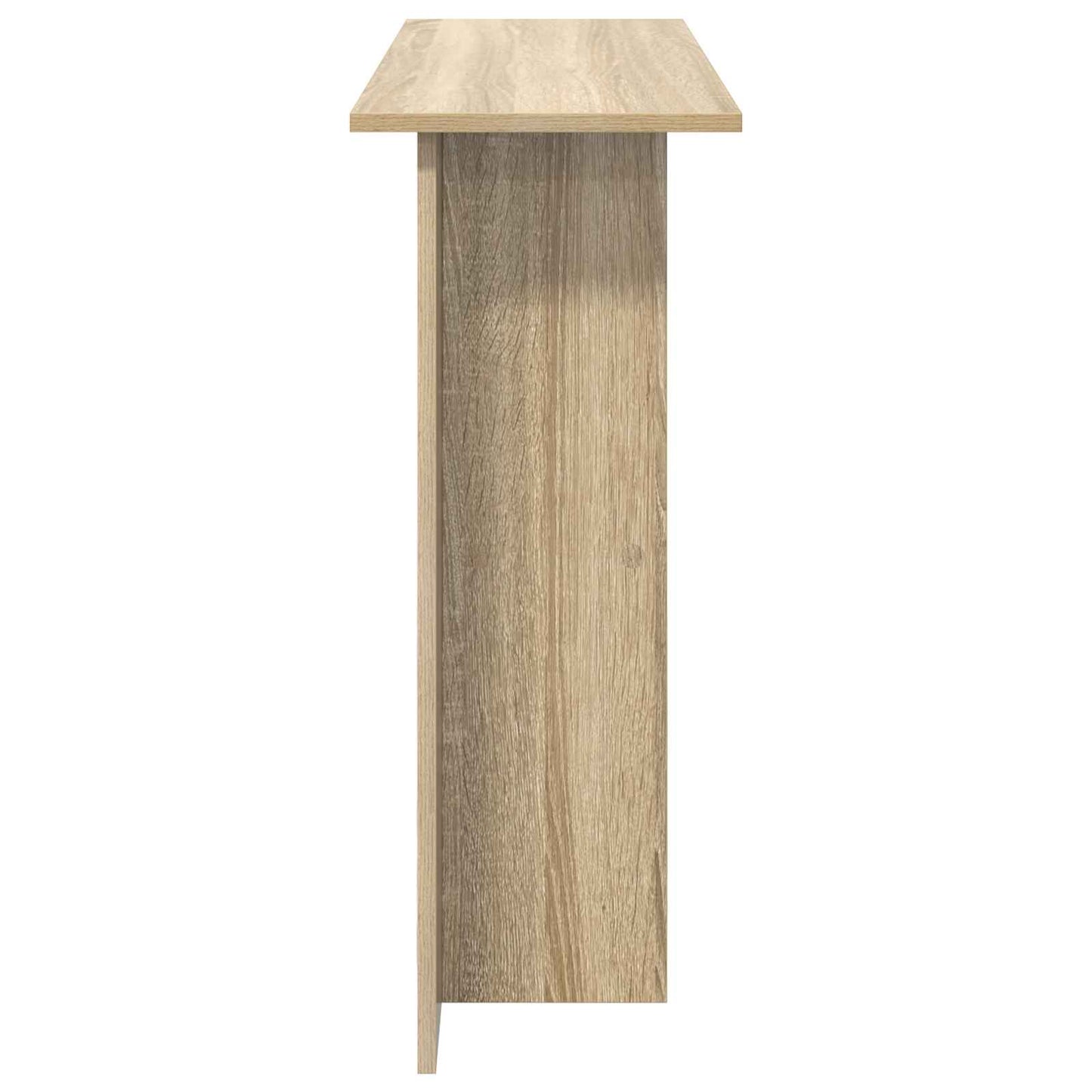 vidaXL Console Table Sonoma Oak 100 x 30 x 75 cm Engineered Wood