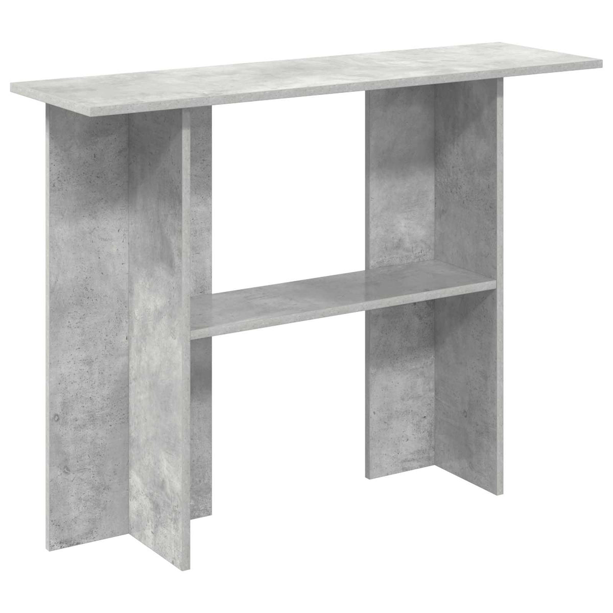 vidaXL Console Table Concrete Grey 100 x 30 x 75 cm Engineered Wood